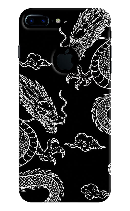 Twin Dragons iPhone 7 Plus Logocut Hard Case Back Cover by Casekaro