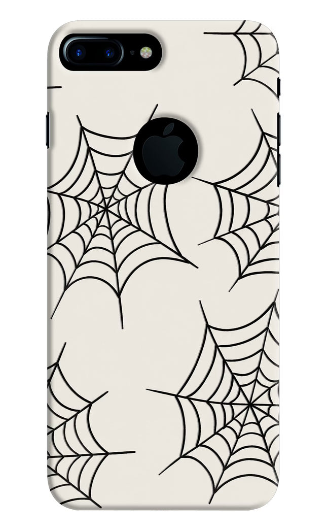 Spider Web iPhone 7 Plus Logocut Hard Case Back Cover by Casekaro