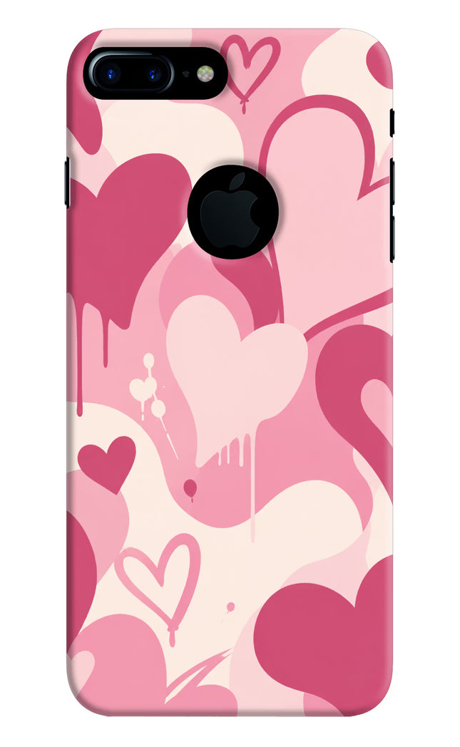 Hearty case iPhone 7 Plus Logocut Hard Case Back Cover by Casekaro