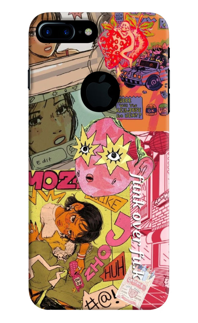 Funkover iPhone 7 Plus Logocut Hard Case Back Cover by Casekaro