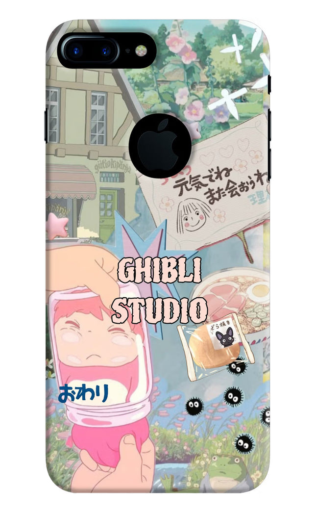 Studio Ghibli iPhone 7 Plus Logocut Hard Case Back Cover by Casekaro