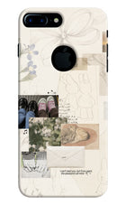 Soft Aesthetic iPhone 7 Plus Logocut Hard Case Back Cover by Casekaro