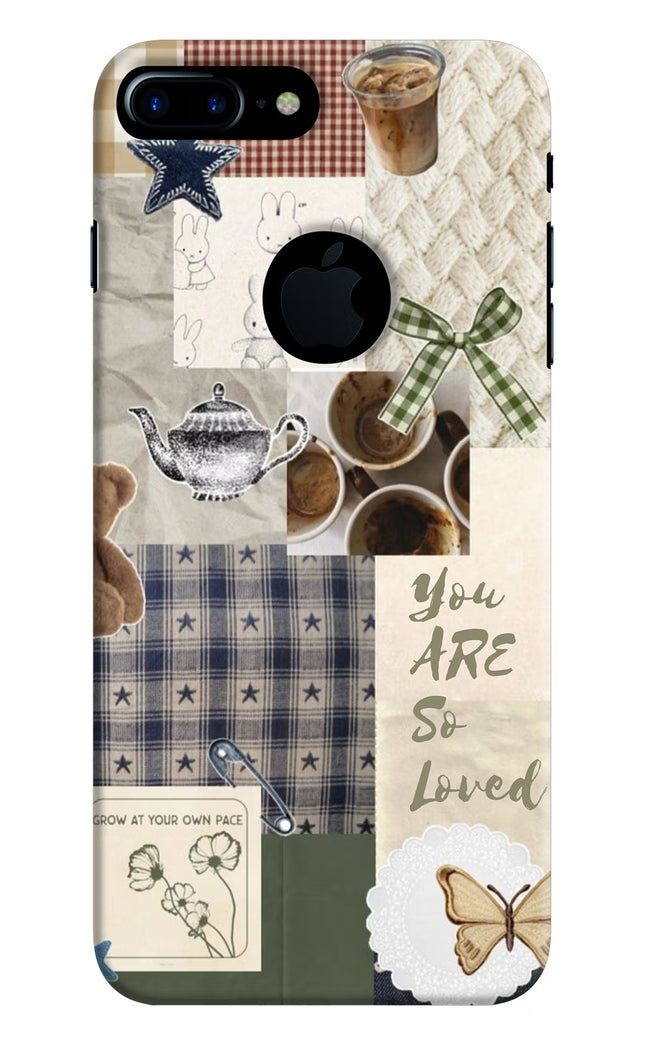 Cookie iPhone 7 Plus Logocut Hard Case Back Cover by Casekaro