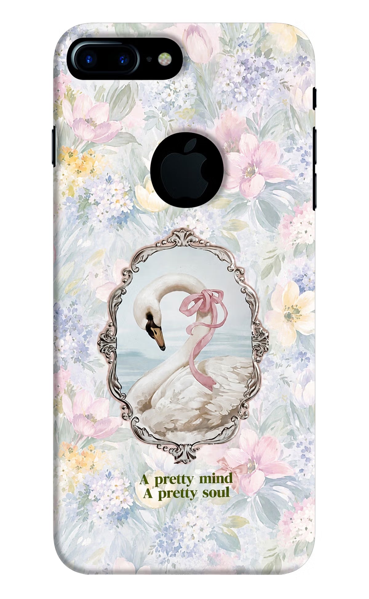 Pretty Mind Pretty Soul iPhone 7 Plus Logocut Back Cover