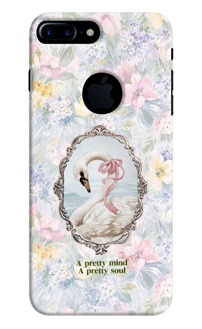 Pretty Mind Pretty Soul iPhone 7 Plus Logocut Hard Case Back Cover by Casekaro