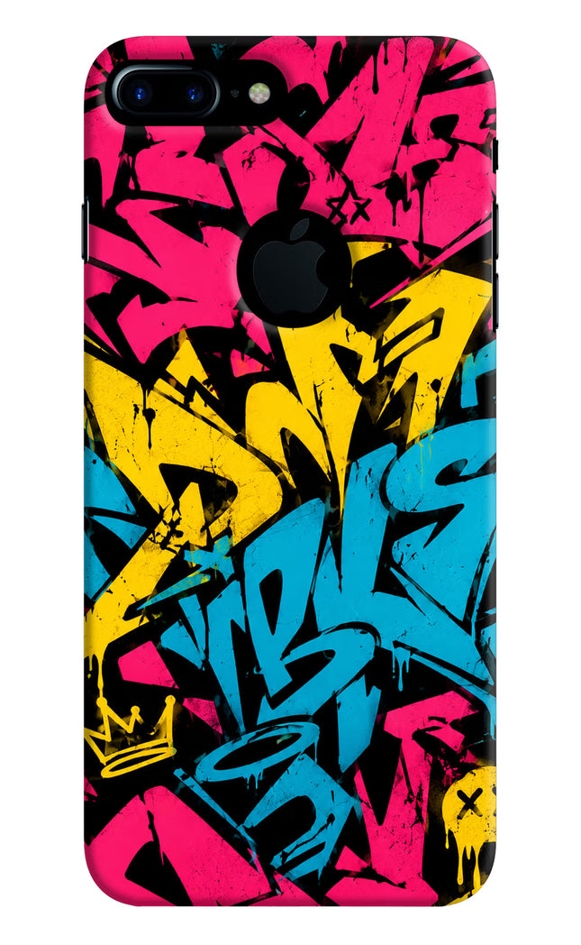 Graffiti Vibe iPhone 7 Plus Logocut Hard Case Back Cover by Casekaro