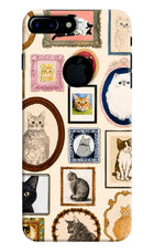 Mirror Cats iPhone 7 Plus Logocut Hard Case Back Cover by Casekaro