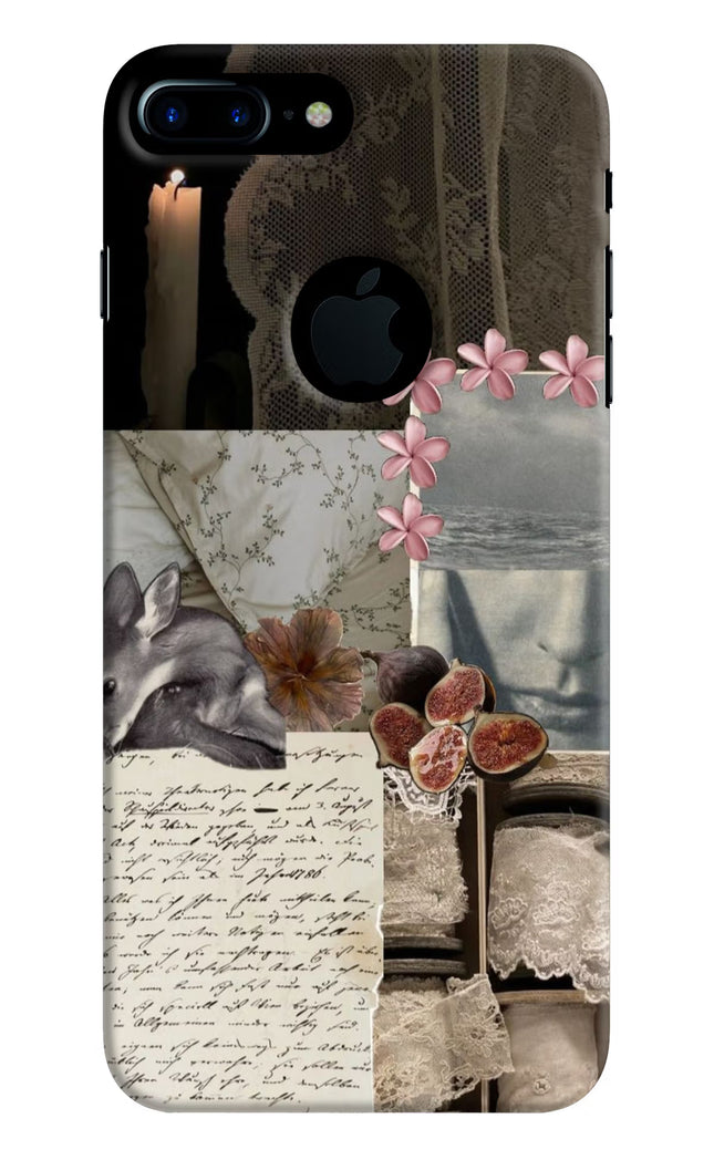 Midnight Sky iPhone 7 Plus Logocut Hard Case Back Cover by Casekaro