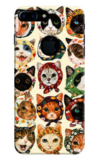 Cool Cat iPhone 7 Plus Logocut Hard Case Back Cover by Casekaro