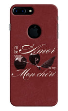 Velvet Cherry iPhone 7 Plus Logocut Hard Case Back Cover by Casekaro