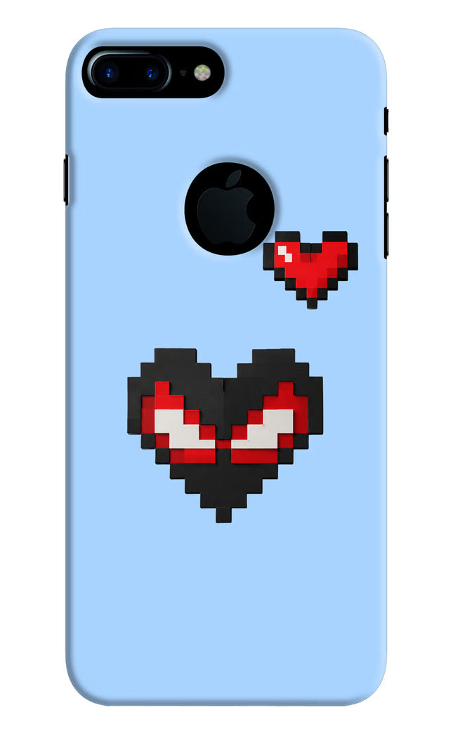 Peter Heart iPhone 7 Plus Logocut Hard Case Back Cover by Casekaro