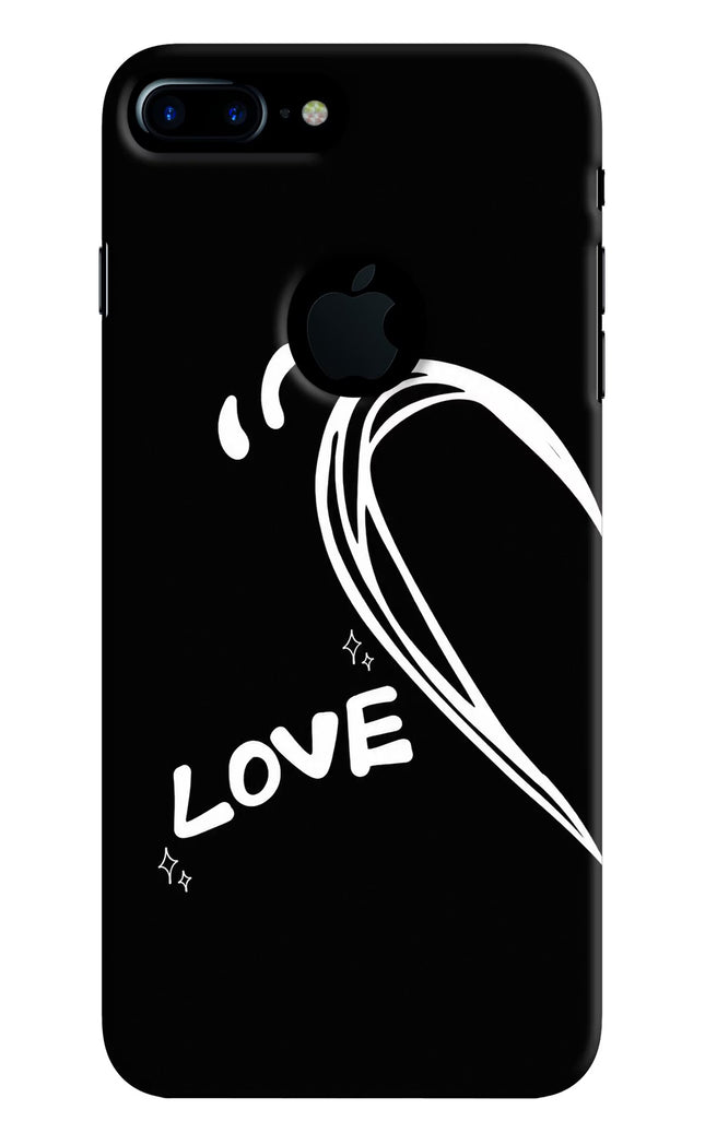 Love Line iPhone 7 Plus Logocut Hard Case Back Cover by Casekaro