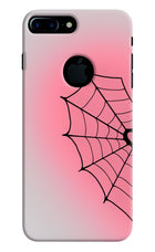 Pink Web iPhone 7 Plus Logocut Hard Case Back Cover by Casekaro