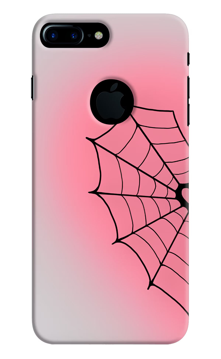 Pink Web iPhone 7 Plus Logocut Back Cover, Hard case