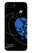 Love Orbit iPhone 7 Plus Logocut Hard Case Back Cover by Casekaro