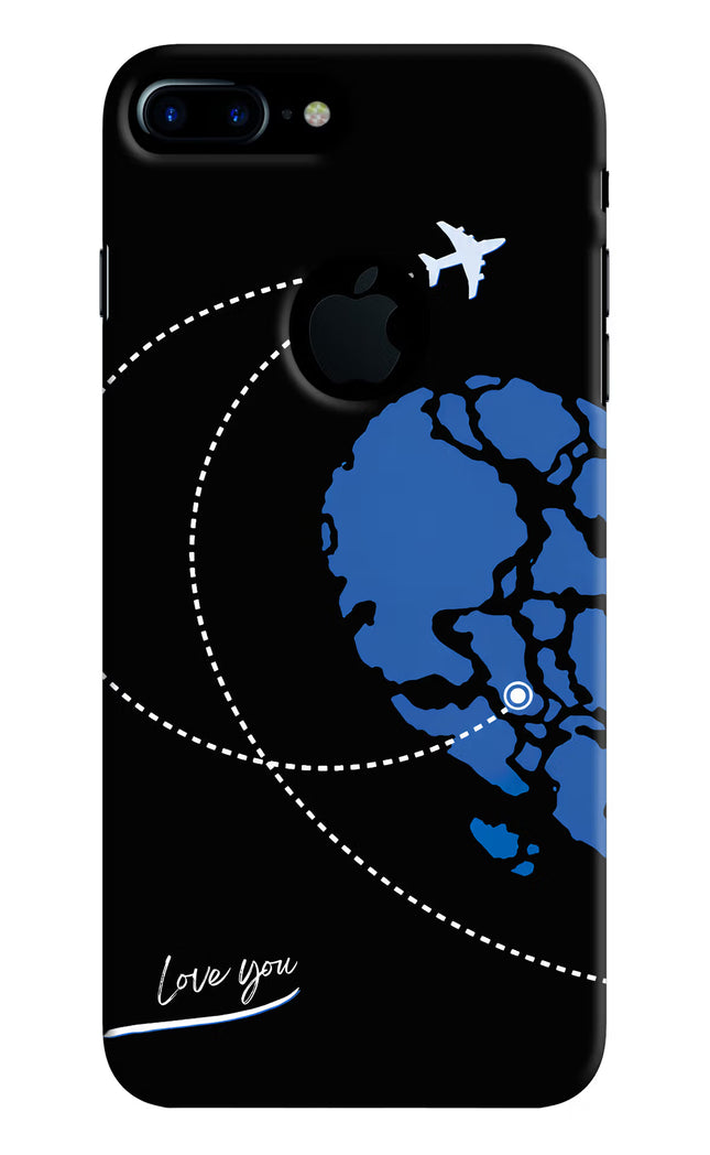 Love Orbit iPhone 7 Plus Logocut Hard Case Back Cover by Casekaro