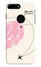 Miss Orbit iPhone 7 Plus Logocut Hard Case Back Cover by Casekaro