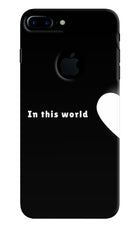 This World iPhone 7 Plus Logocut Hard Case Back Cover by Casekaro