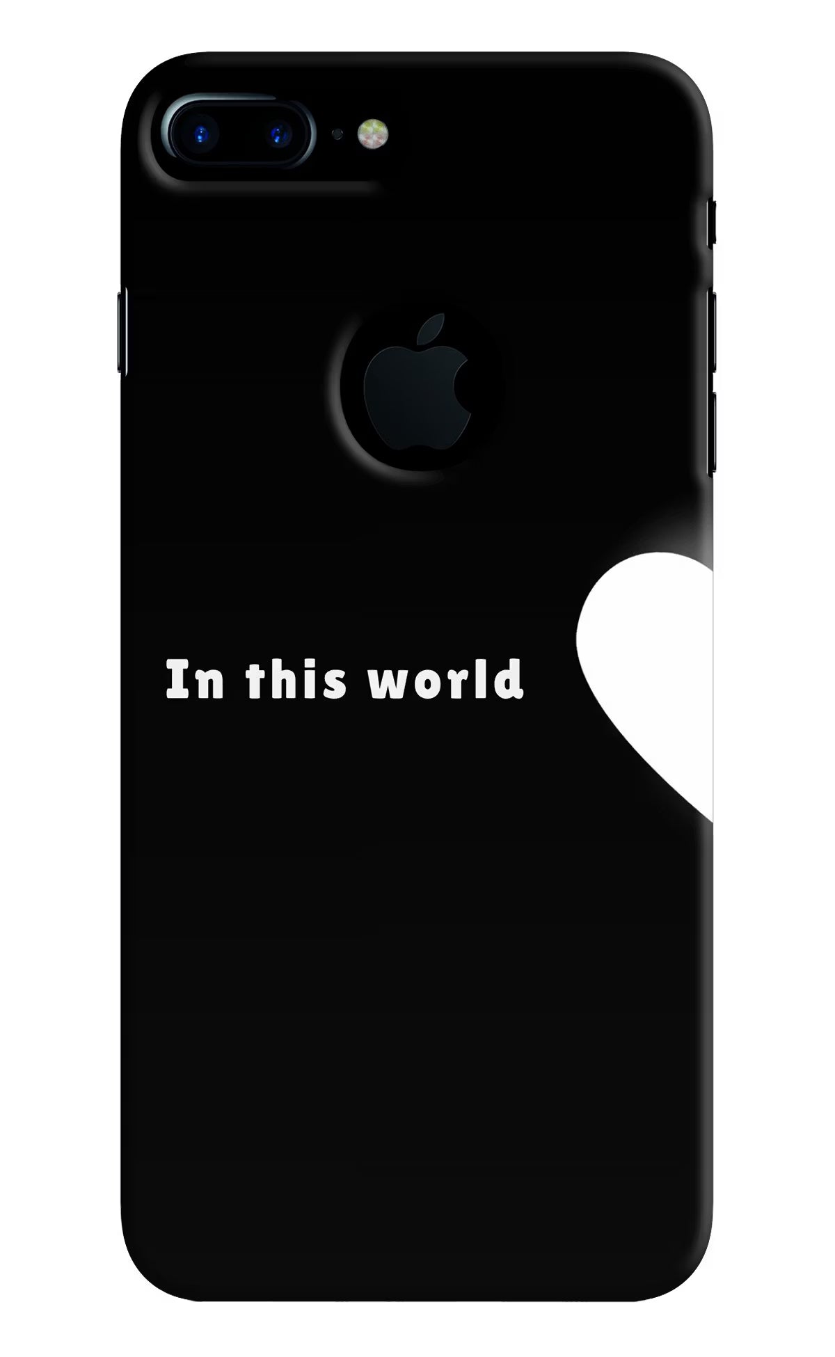 This World iPhone 7 Plus Logocut Back Cover