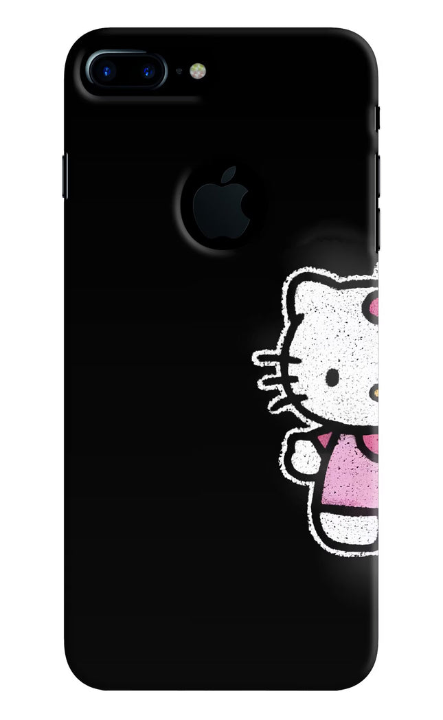 Kitty Charm iPhone 7 Plus Logocut Hard Case Back Cover by Casekaro