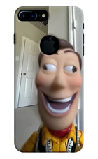 Side Eye Woody iPhone 7 Plus Logocut Hard Case Back Cover by Casekaro