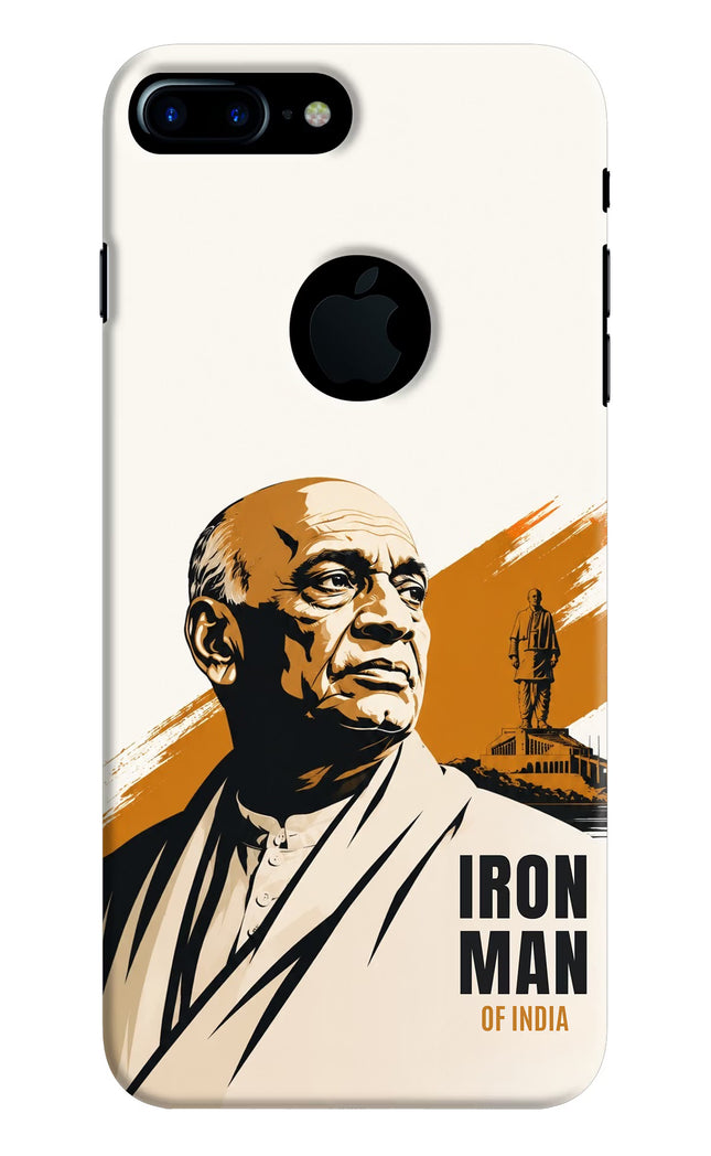 Sardar Patel Iron Will iPhone 7 Plus Logocut Hard Case Back Cover by Casekaro