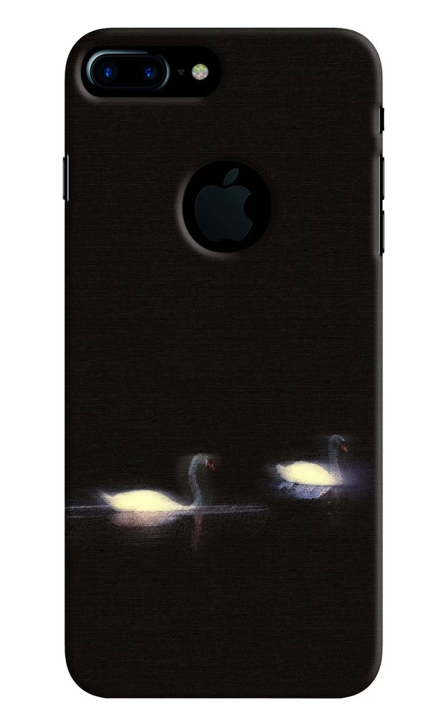 Silent Swans iPhone 7 Plus Logocut Hard Case Back Cover by Casekaro