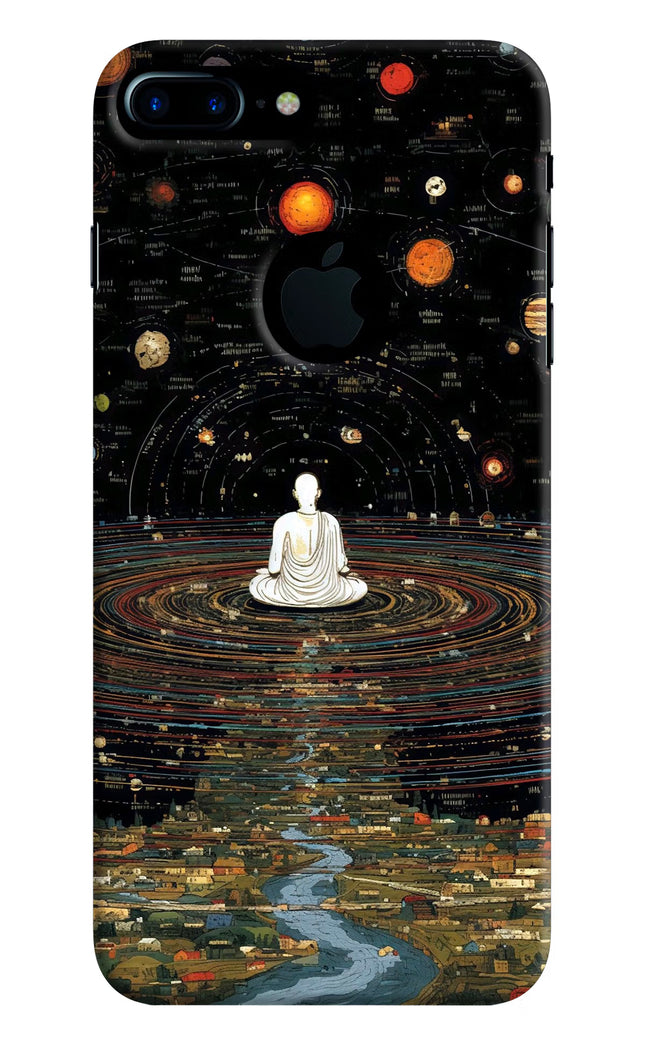 Space Monk iPhone 7 Plus Logocut Hard Case Back Cover by Casekaro