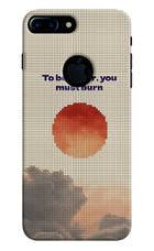Pixel Sun iPhone 7 Plus Logocut Hard Case Back Cover by Casekaro