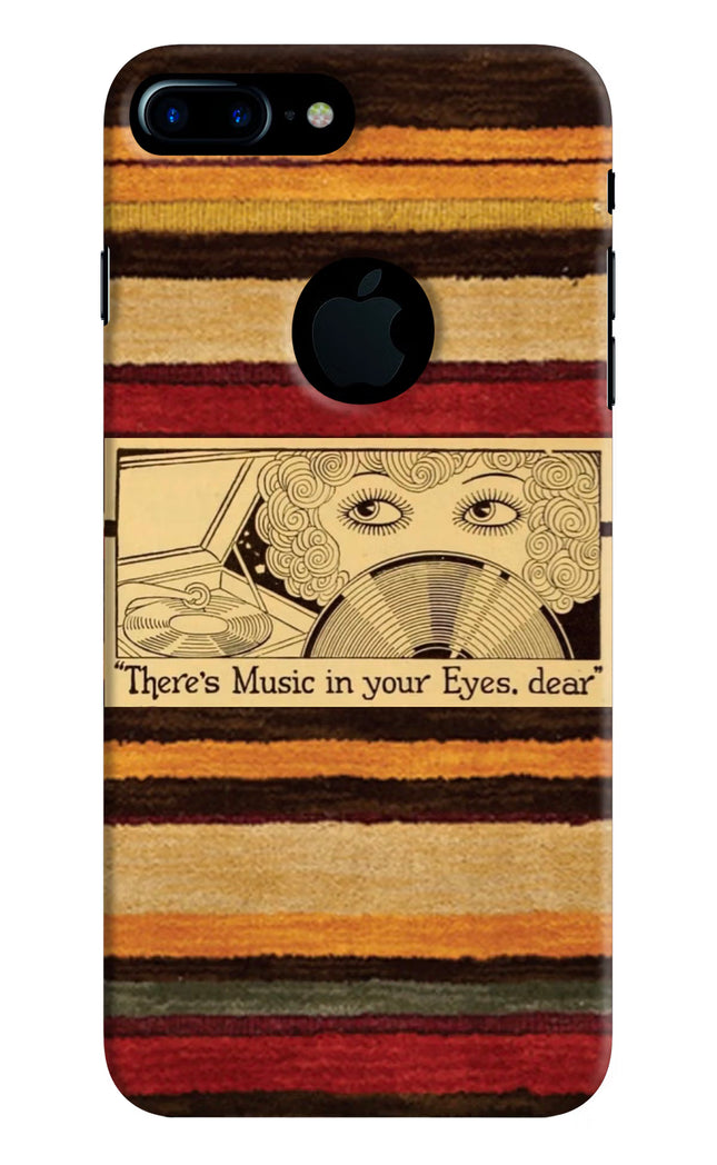 Vinyl Stripes iPhone 7 Plus Logocut Hard Case Back Cover by Casekaro