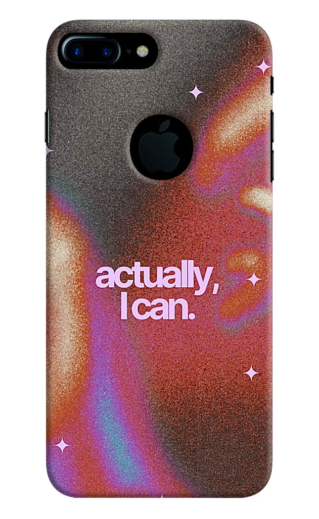 Pink Aura iPhone 7 Plus Logocut Hard Case Back Cover by Casekaro