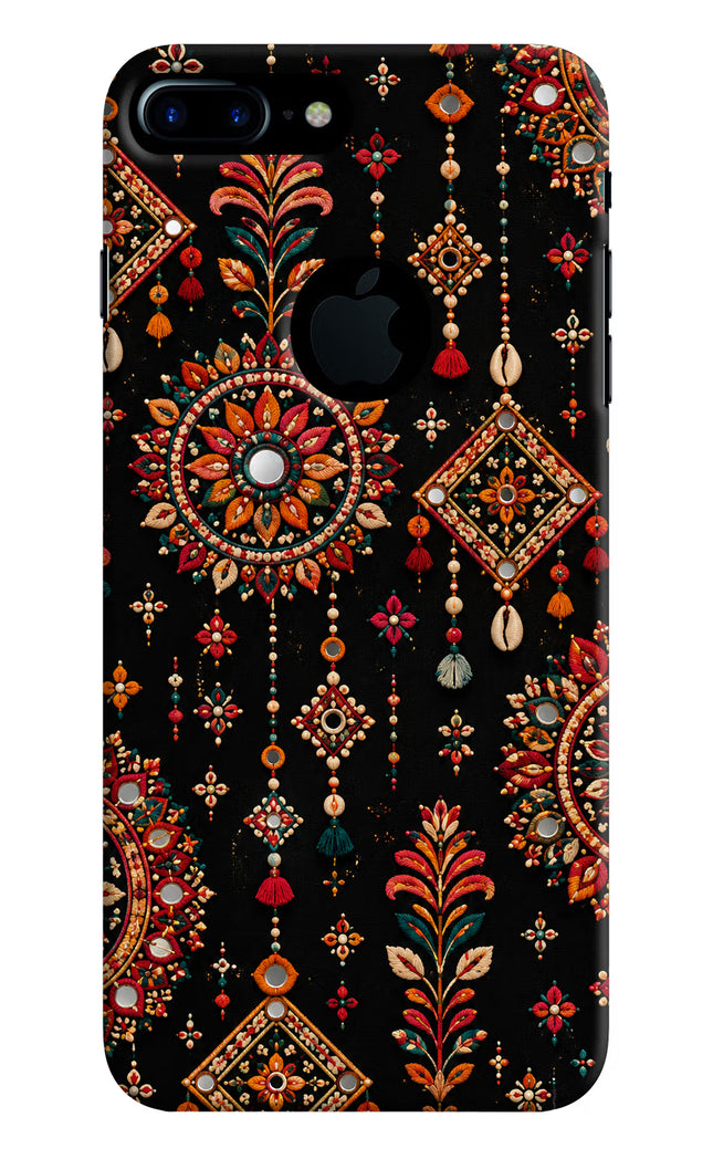 Boho Noir iPhone 7 Plus Logocut Hard Case Back Cover by Casekaro