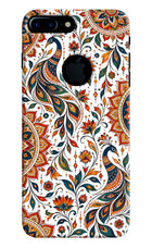 White Mayura iPhone 7 Plus Logocut Back Cover