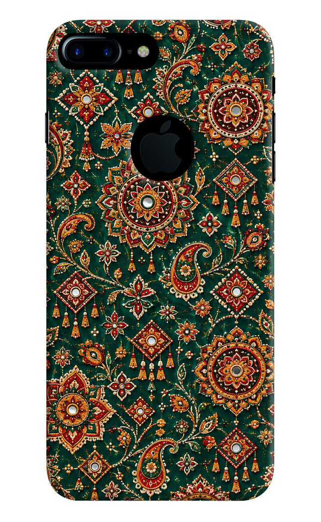 Green Pataka iPhone 7 Plus Logocut Hard Case Back Cover by Casekaro