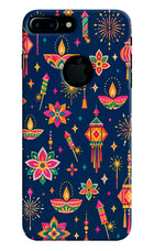 Festive Pop iPhone 7 Plus Logocut Hard Case Back Cover by Casekaro