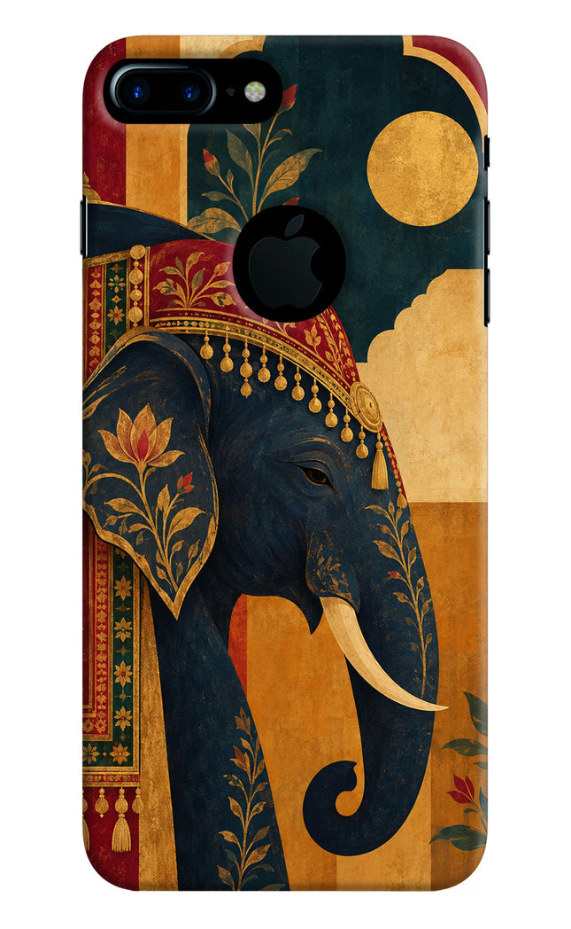 Royal Elephant iPhone 7 Plus Logocut Hard Case Back Cover by Casekaro