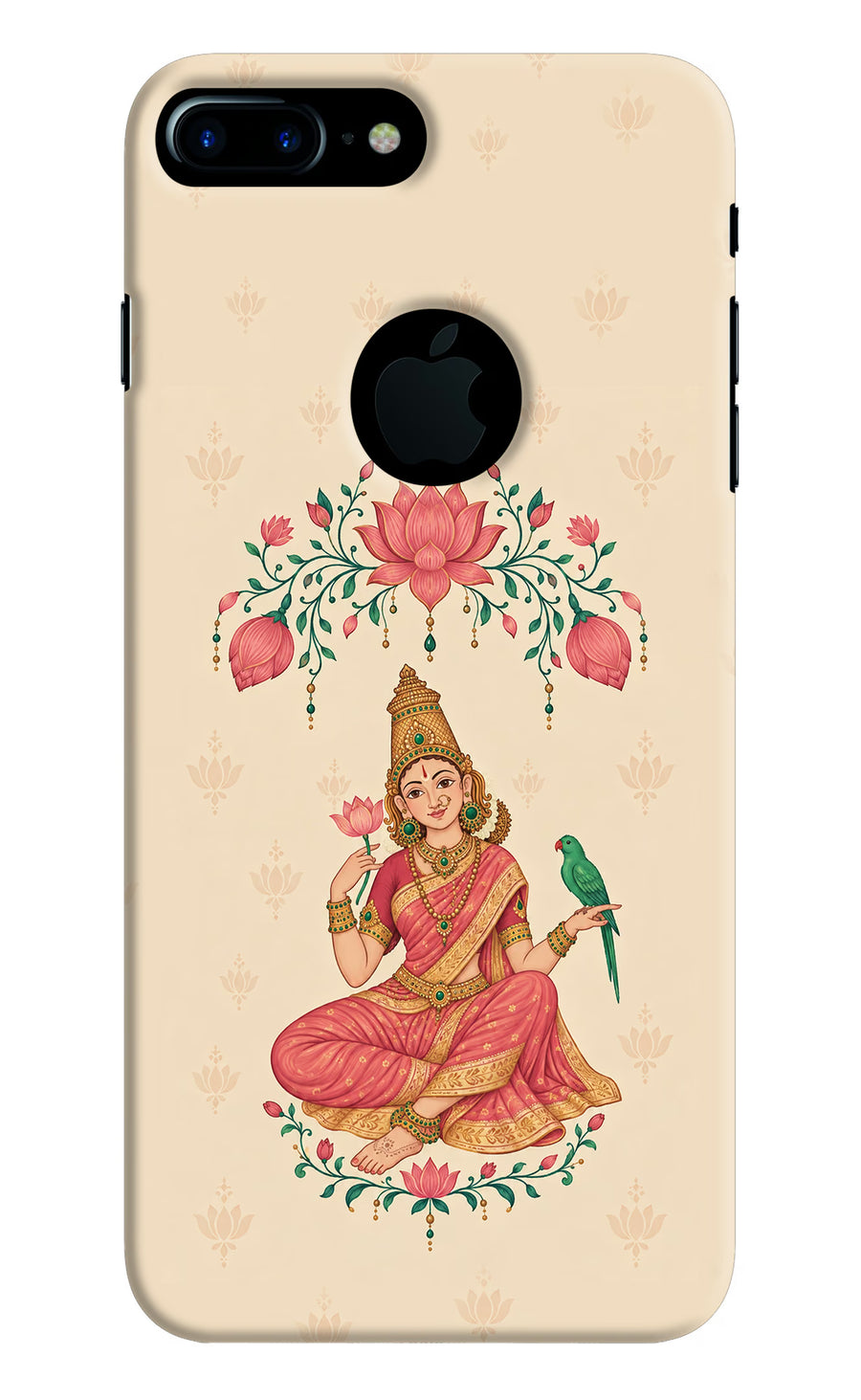 Goddess Lakshmi iPhone 7 Plus Logocut Back Cover, Hard case