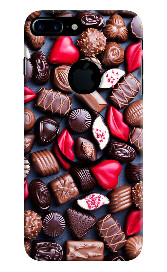 Chocolates iPhone 7 Plus Logocut Pop Case by Casekaro