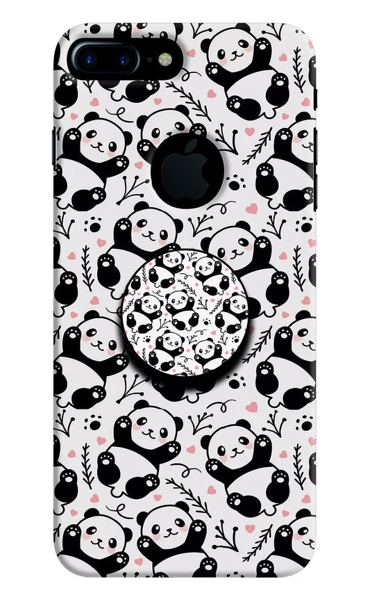 Cute Panda iPhone 7 Plus Logocut Pop Case by Casekaro