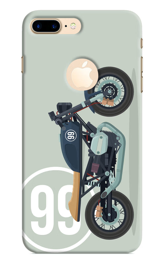 Classic Cafe Racer 99 iPhone 8 Plus Logocut Hard Case Back Cover by Casekaro