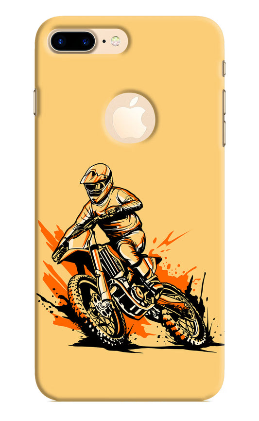 Off-Road Fury iPhone 8 Plus Logocut Hard Case Back Cover by Casekaro