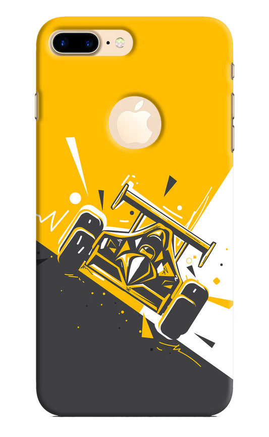 Track King iPhone 8 Plus Logocut Hard Case Back Cover by Casekaro