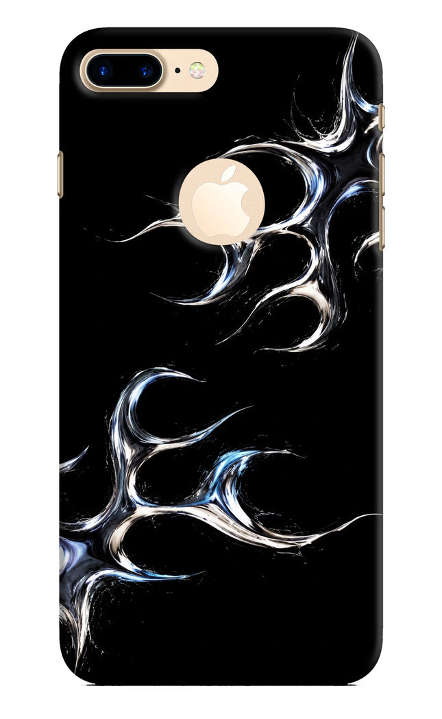 Chrome Tribal iPhone 8 Plus Logocut Hard Case Back Cover by Casekaro