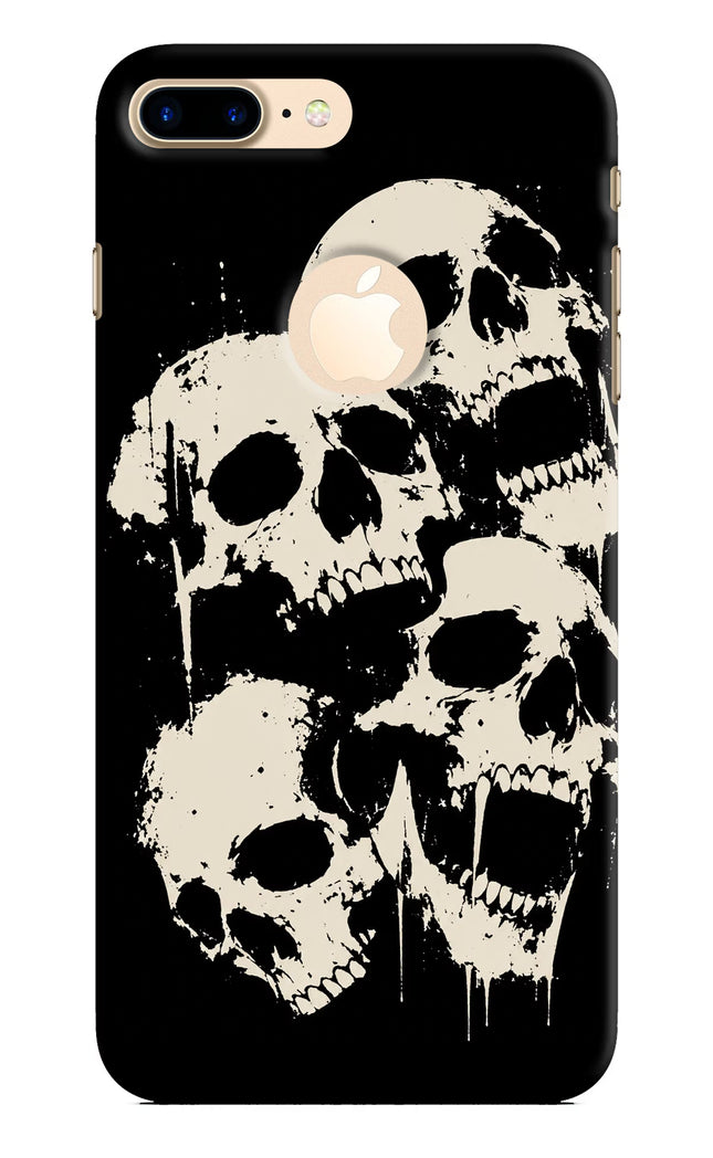 Dead Stack iPhone 8 Plus Logocut Hard Case Back Cover by Casekaro