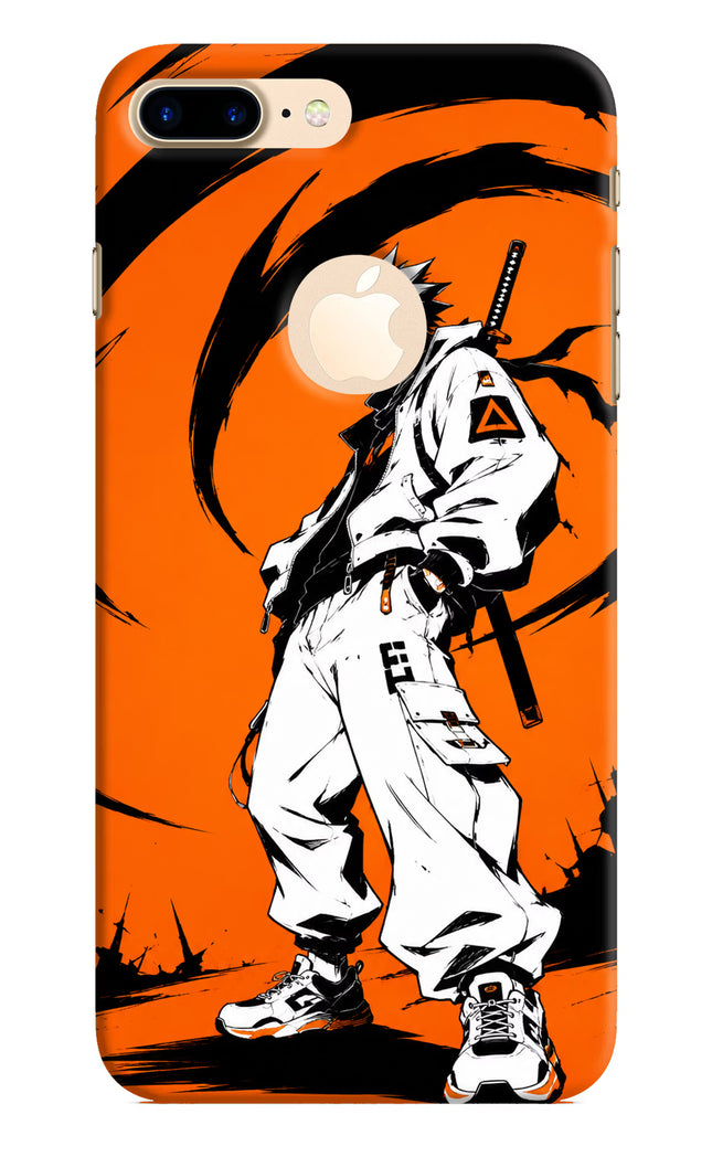 Street Samurai  iPhone 8 Plus Logocut Hard Case Back Cover by Casekaro