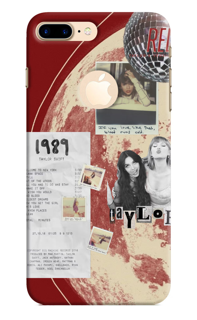Taylor Swift iPhone 8 Plus Logocut Hard Case Back Cover by Casekaro