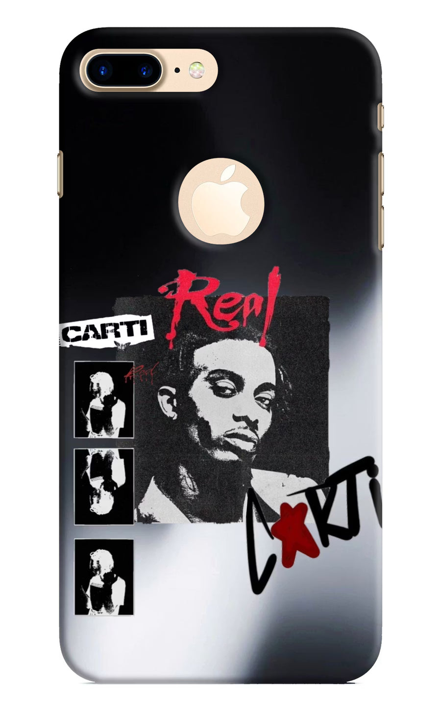 Playboi Carti iPhone 8 Plus Logocut Back Cover, Hard case