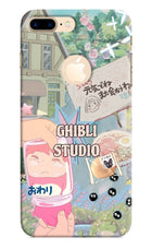 Studio Ghibli iPhone 8 Plus Logocut Hard Case Back Cover by Casekaro