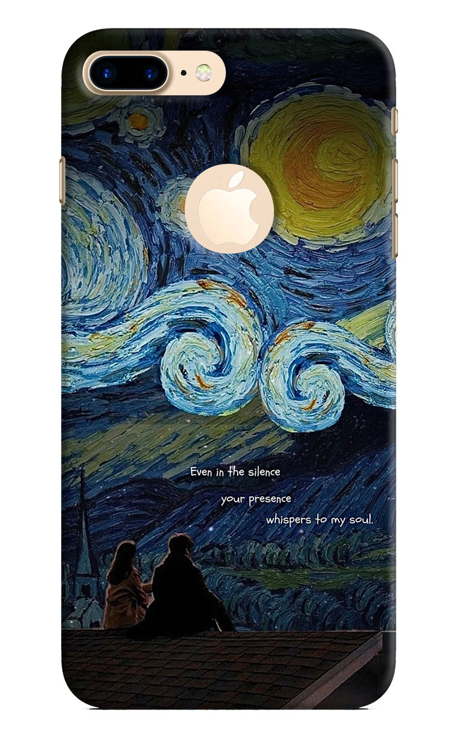 Softcore iPhone 8 Plus Logocut Back Cover, Hard case