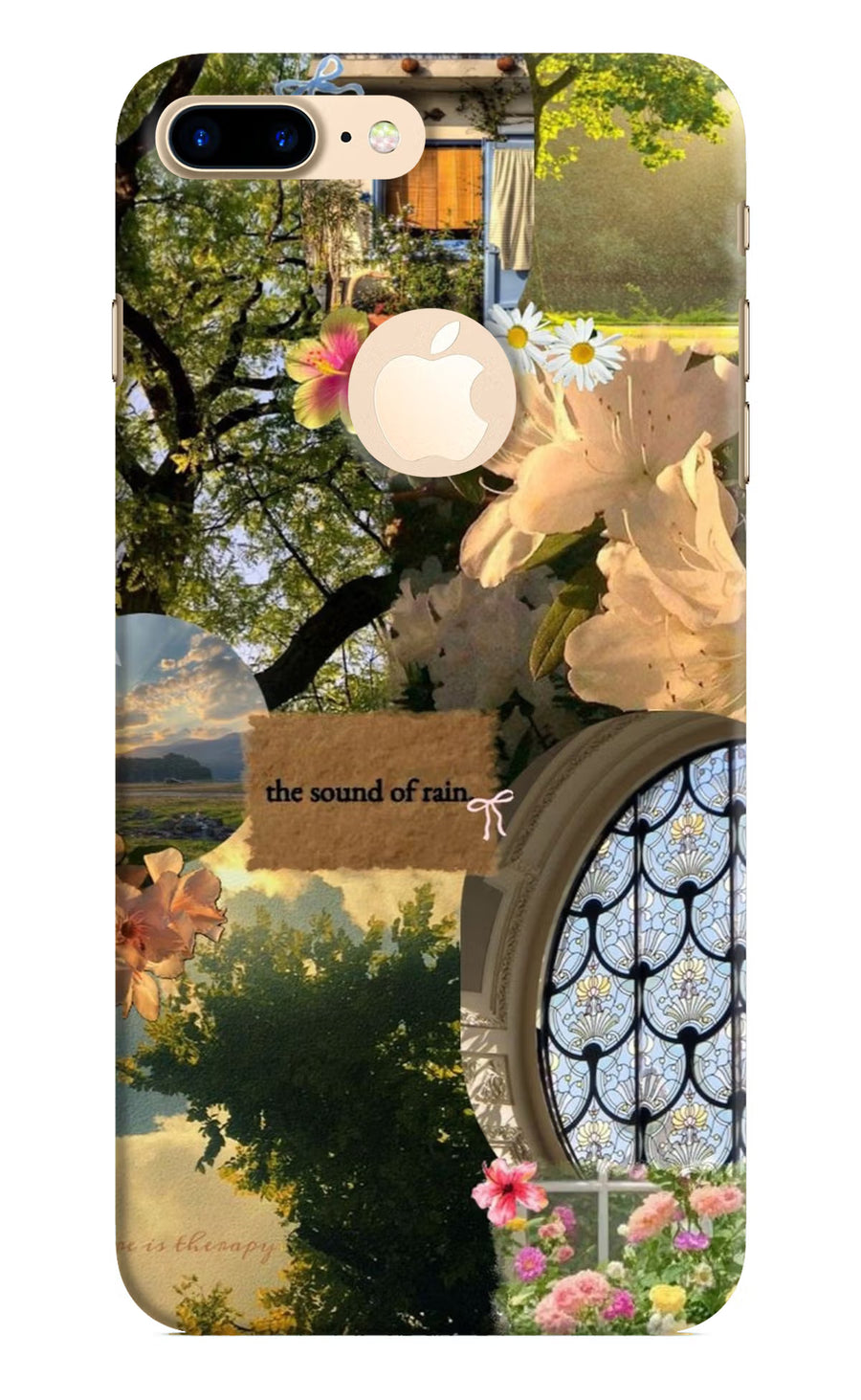 Rain iPhone 8 Plus Logocut Back Cover, Hard case